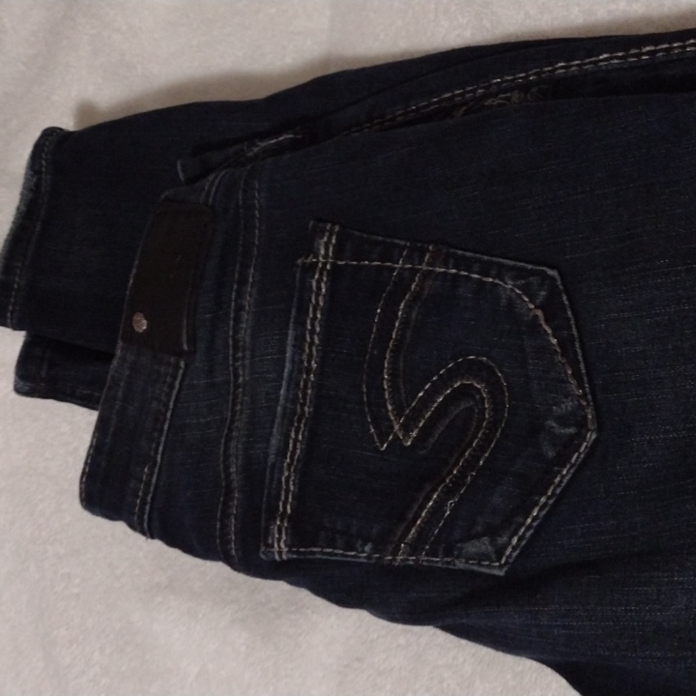Silver Aiko Mid Skinny Jeans Ankle Zipper